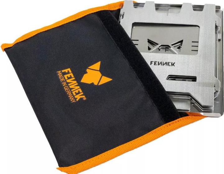 Image du produit Fennek Grill Réchaud de camping Hobo Premium, acier inoxydable (12.20 cm)