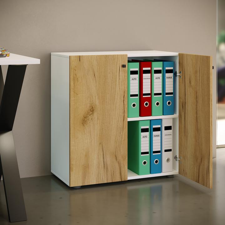 Actual product image VCM Office cabinet Filing cabinet Lona 2 compartments (70 x 39 x 74 cm)
