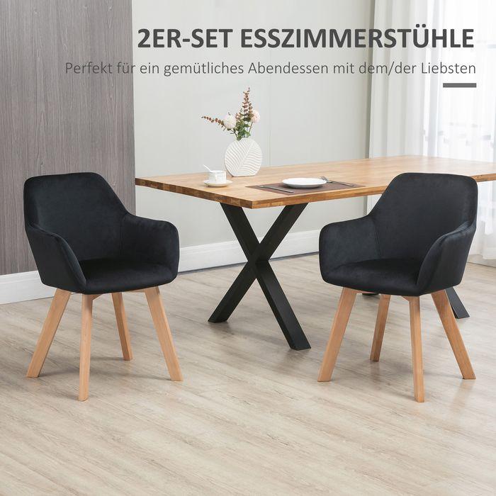 Image du produit Swisshandel24 Chaises de cuisine (lot de 2)