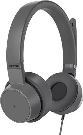 Image du produit Lenovo GXD1C99243 Casque/écouteur filaire Appels/musique USB Type-C Gris (ANC, Filaire)