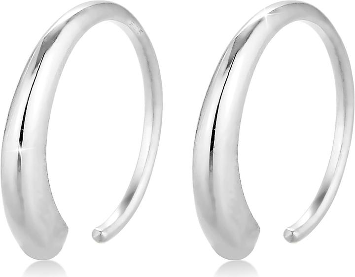 Actual product image Elli Creolen Geo Basic Offen (925 Silver)