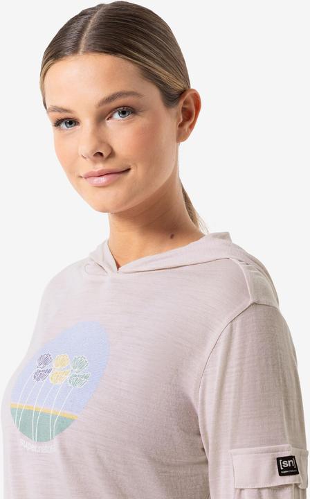 Produktbild Super Natural Women's Tulips Light Print Hoodie (L)
