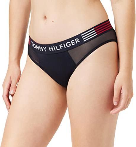 Produktbild Tommy Hilfiger Damen Slip Unterwäsche, Blau (Desert Sky), S (S)
