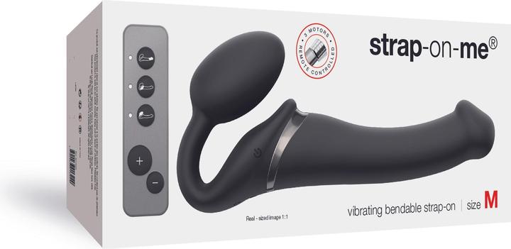 Actual product image Strap-on-me Vibrating Bendable Strap-on