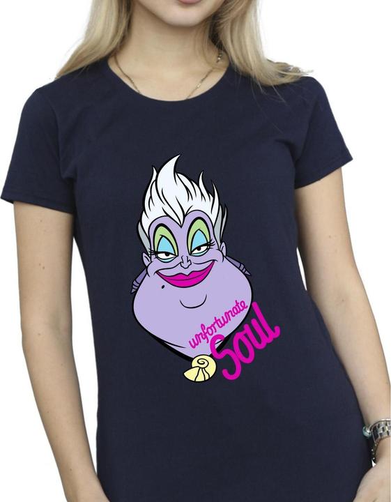 Actual product image Disney Womens/Ladies Villains Ursula Unfortunate Soul Cotton T-Shirt (XL)