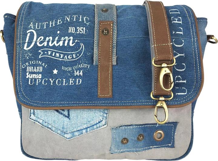 Produktbild Sunsa Jeanstasche Schultertasche Handtasche Schule Upcycling No.62