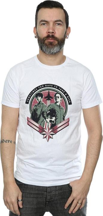 Actual product image Mens Captain Take A Risk T-Shirt (L)