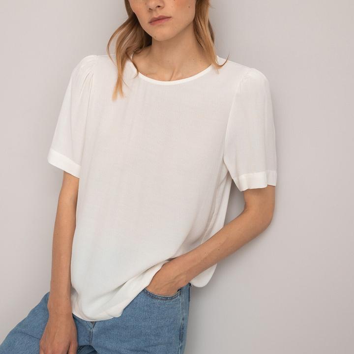 Immagine prodotto La Redoute Collections Camicetta con scollo rotondo (40)