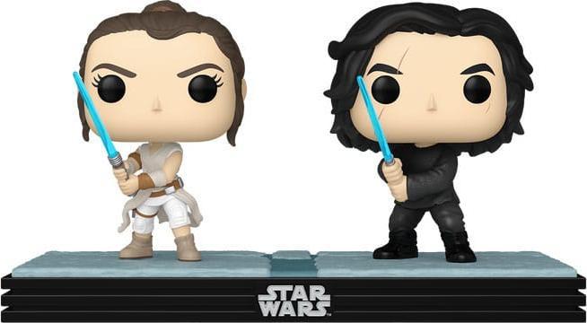 Image du produit Funko Star Wars pack 2 POP! Movie Moments Vinyl Bobble Head Kylo & Rey 9 cm