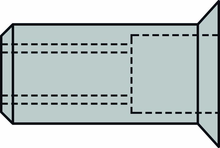 Produktbild Gesipa Blindnietmuttern M6 9x17,0 Alu