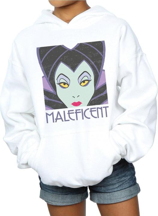 Immagine prodotto Disney Maleficent Cropped Head Felpa con Cappuccio Ragazze (140, 146)
