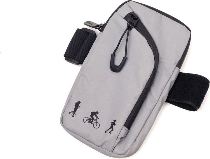 Immagine prodotto Troika ARMLEUCHTER Sac à bras reflectif, gris/noir