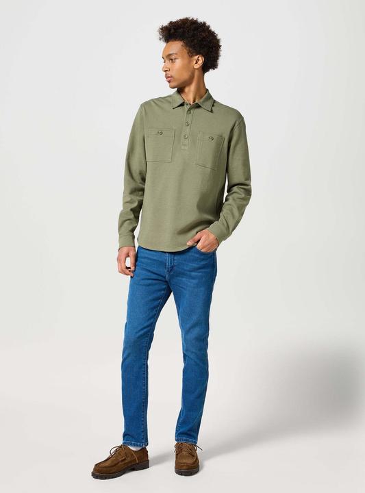 Produktbild Wrangler Langarmpolo Longsleeves Utility Polo (L)