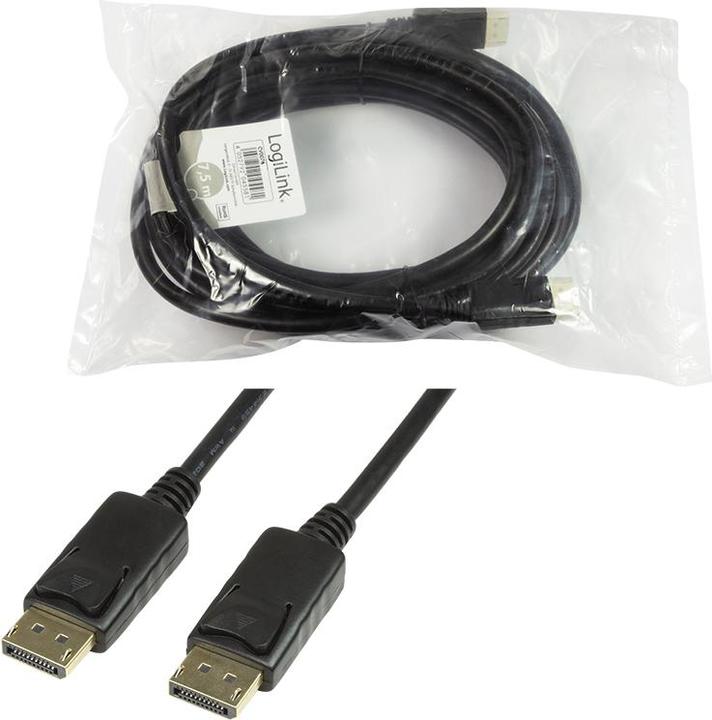 Actual product image LogiLink DisplayPort — DisplayPort (7.50 m, DisplayPort)