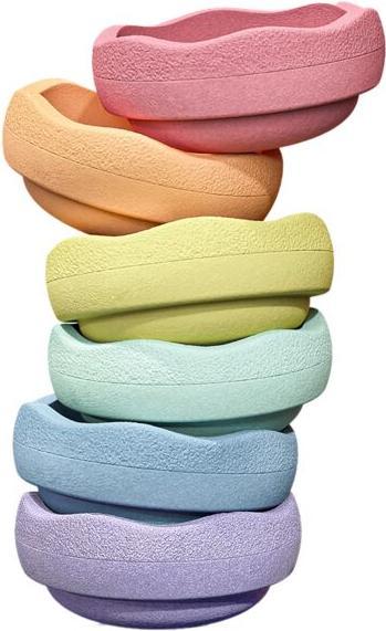 Immagine prodotto Stapelstein ® Original Grow Rainbow Pastel, 6er-Set