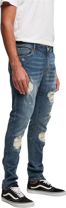 Actual product image Urban Classics Heavy Destroyed Slim Fit Jeans - 16475 (W29/L32)