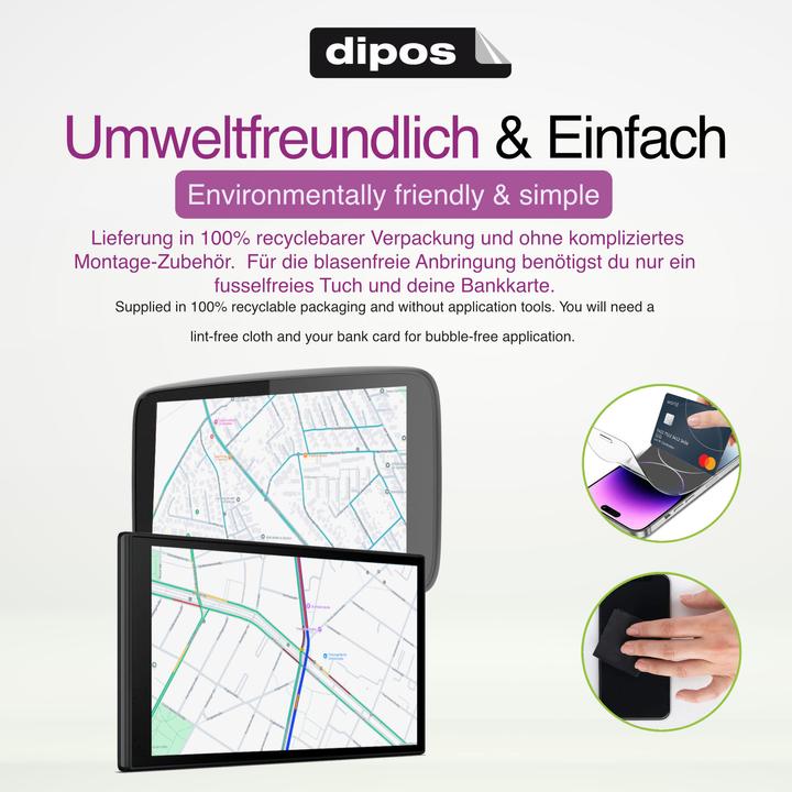 Actual product image Dipos Screen Protector Crystalclear for Dynavin D9-V8