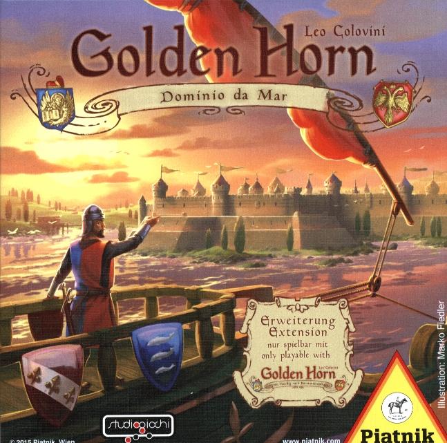 Actual product image Piatnik Golden Horn: Dominio da Mar Extension (German, English, French, Italian)