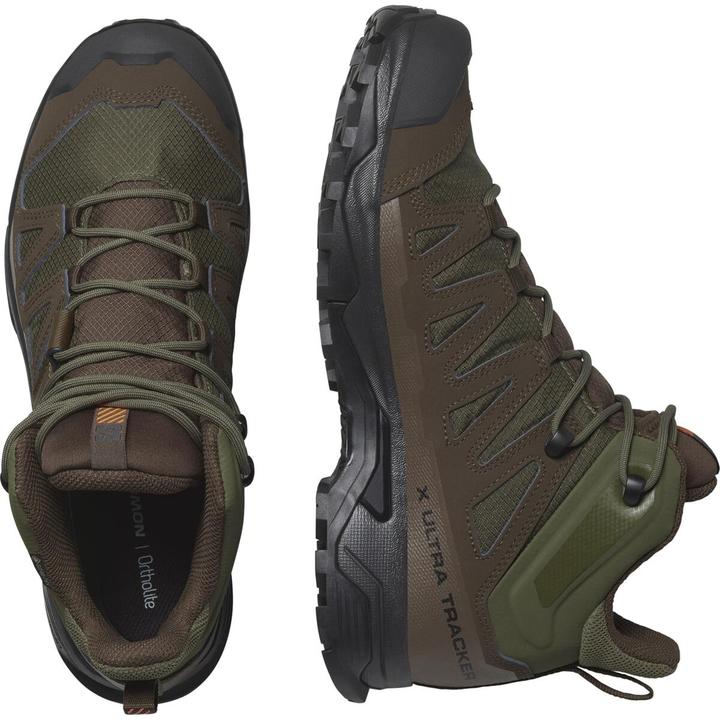 Image du produit Salomon X ULTRA TRACKER GTX - Vert / Terre Marron - Vert / Terre Marron - UK 9 (UE 43 1/3) (43 1/3)
