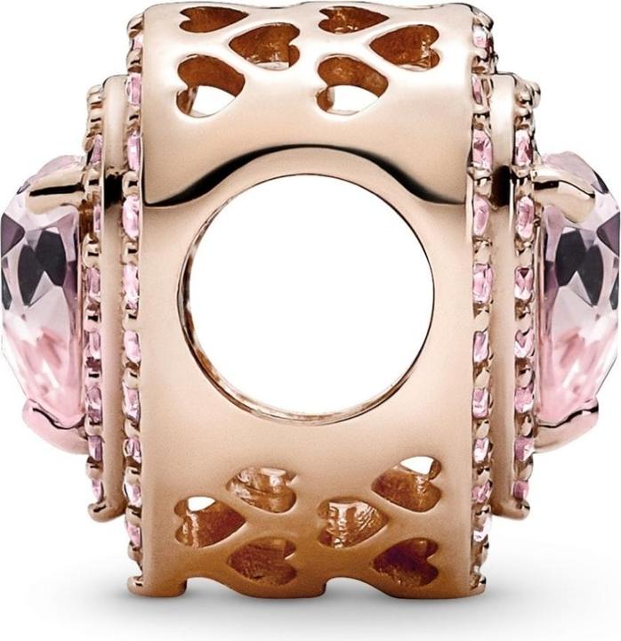 Image du produit Pandora Coeur Rose Charms/Beads (Argent, Alliage métallique)
