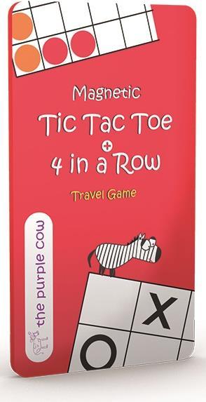 Image du produit Carletto Jeu de voyage magnétique Tic Tac Toe 4 Wins (Allemand)