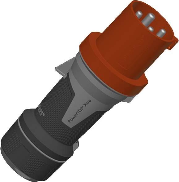 Mennekes MEN 13106 PowerTOP Xtra 63A 4P 6H 400V IP44 CEE Stecker vern