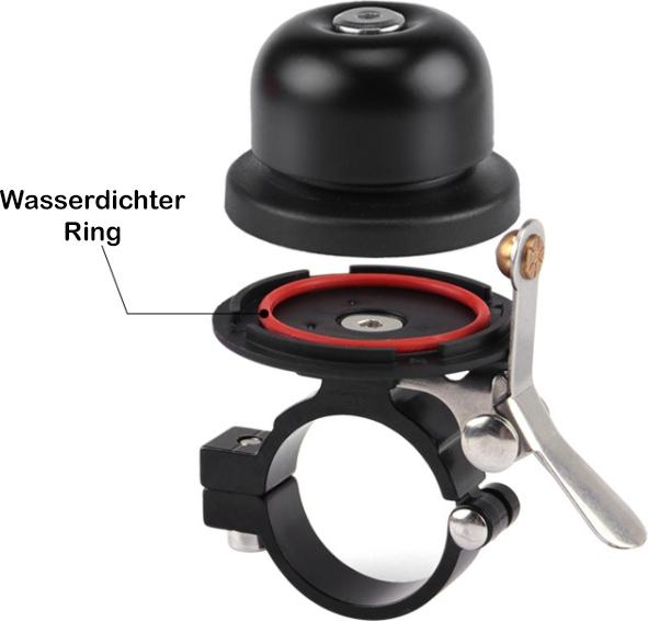 Produktbild Ueli Express Fahrrad Glocke mit integriertem Apple AirTag Fach