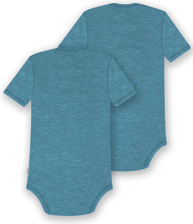 Produktbild Normani 2er Set Baby Merino Body Kurzarm „Tauranga" - 9289 (86)