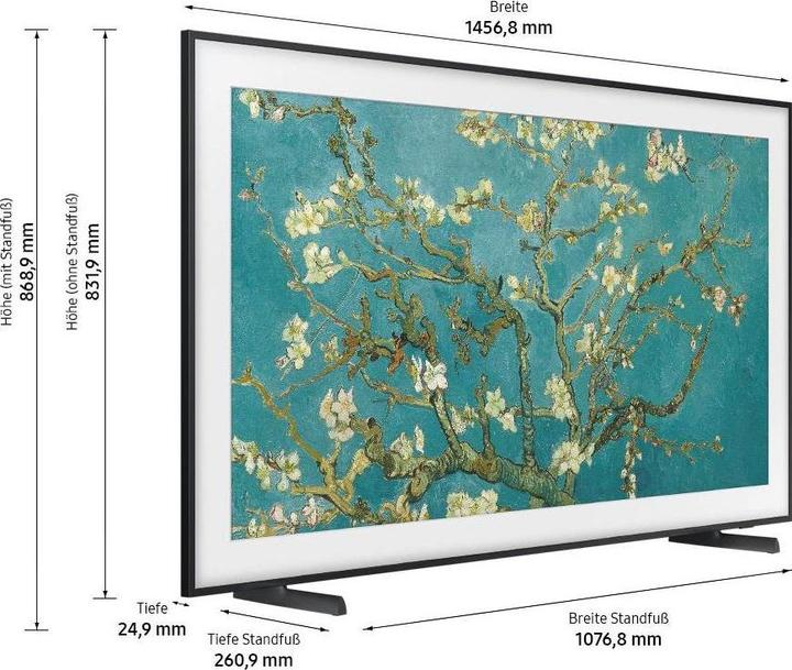Actual product image Samsung The Frame QE65LS03B (65", LS03B, QLED, 4K, 2023)