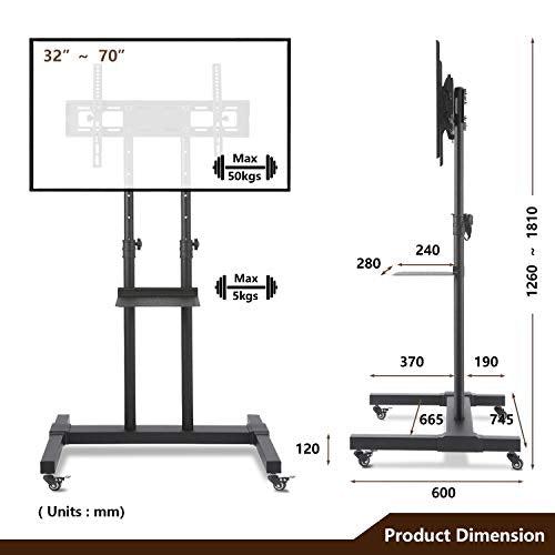 Image du produit River Systems Support TV universel (Divers, 75", 50 kg)