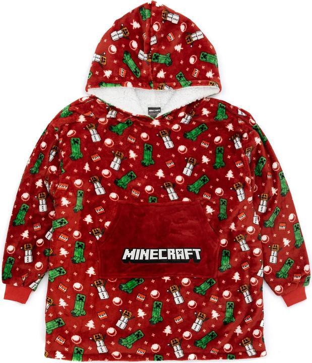 Produktbild Minecraft ChildrensKids Oversized Christmas Hoodie Blanket (One Size)