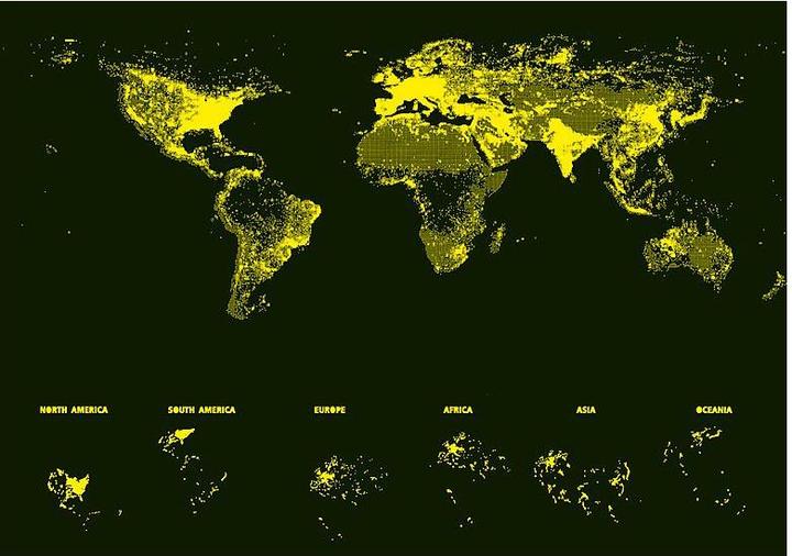 Image du produit Educa Carte du monde en néon (1000 pièces)