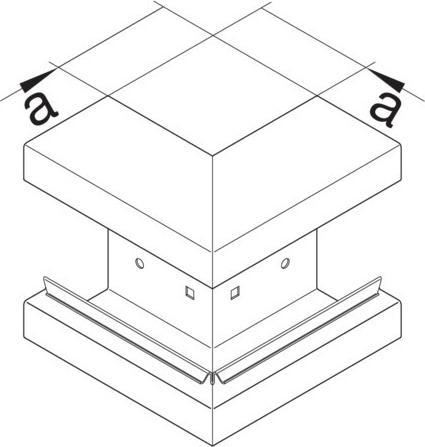 Produktbild Hager TEH BRS852103B9010 Ausseneck BRS85210B Stahl reinweiÃ (8.30 cm)