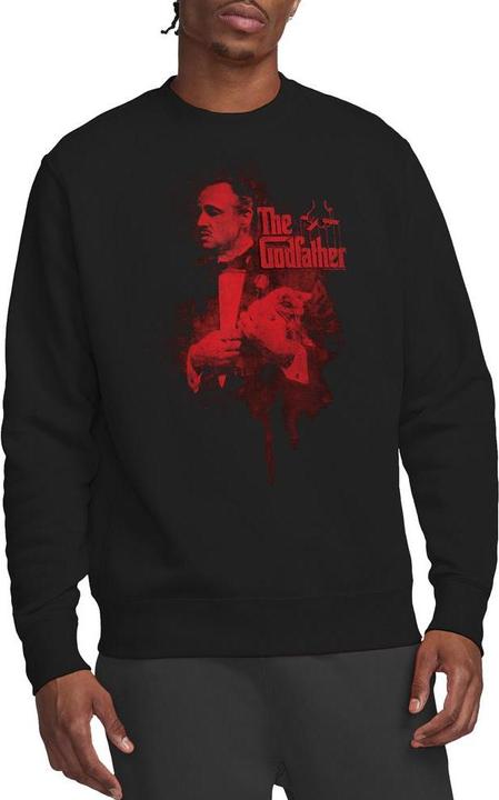 Actual product image The Godfather Unisex Adult Don Vito Corleone Drip Sweatshirt (S)