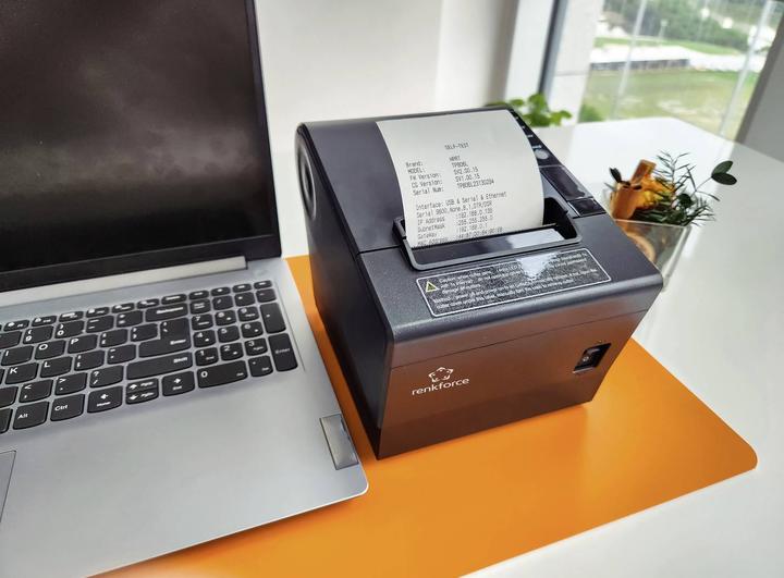Produktbild Renkforce Thermo-Bonrolle RF-5998018 Breite: 80 mm Länge: 55 m Durchmesser: 70