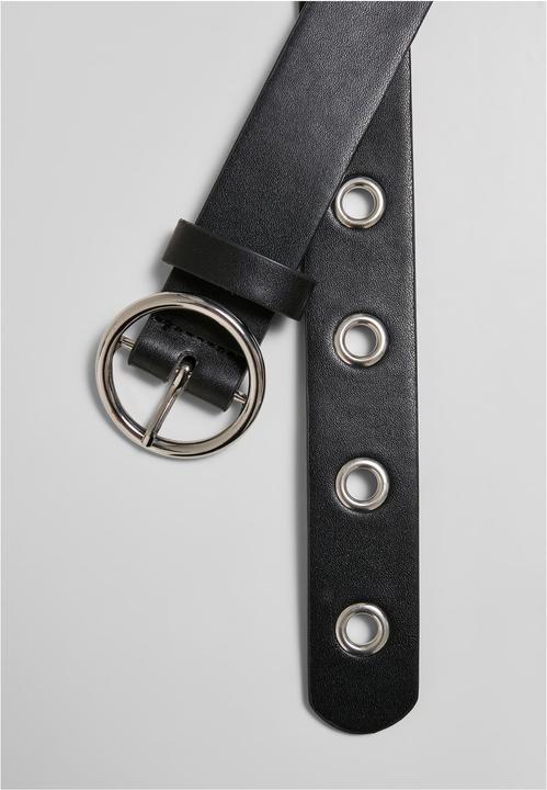 Produktbild Urban Classics Synthetic Leather Eyelet Belt 2-Pack (S, M)