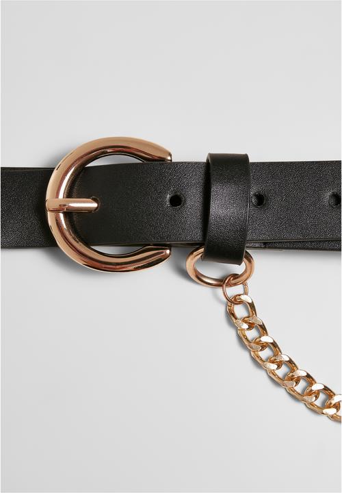 Produktbild Urban Classics Synthetic Leather Belt With Chain (S, M)