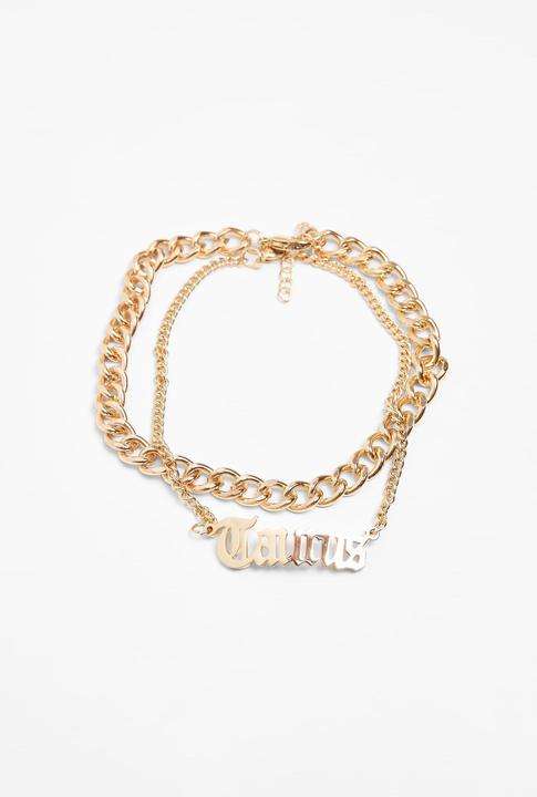 Produktbild Urban Classics Zodiac Golden Anklet (20% rostfreier Stahl, 80% Eisen)