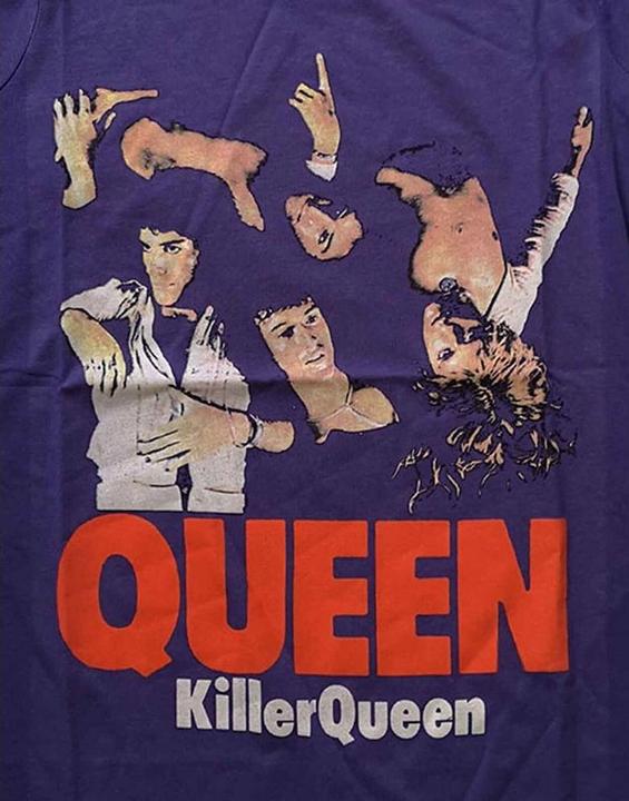 Image du produit Queen Womens/Ladies Killer Cotton T-shirt (S)