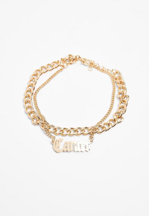 Image du produit Urban Classics Zodiac Golden Anklet - 17154 (80% Fer, 20% d'acier inoxydable)