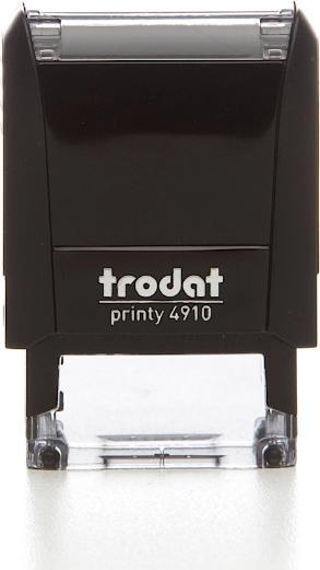 Actual product image Trodat Printy 4910 4.0 automatic text stamping machine, configurable
