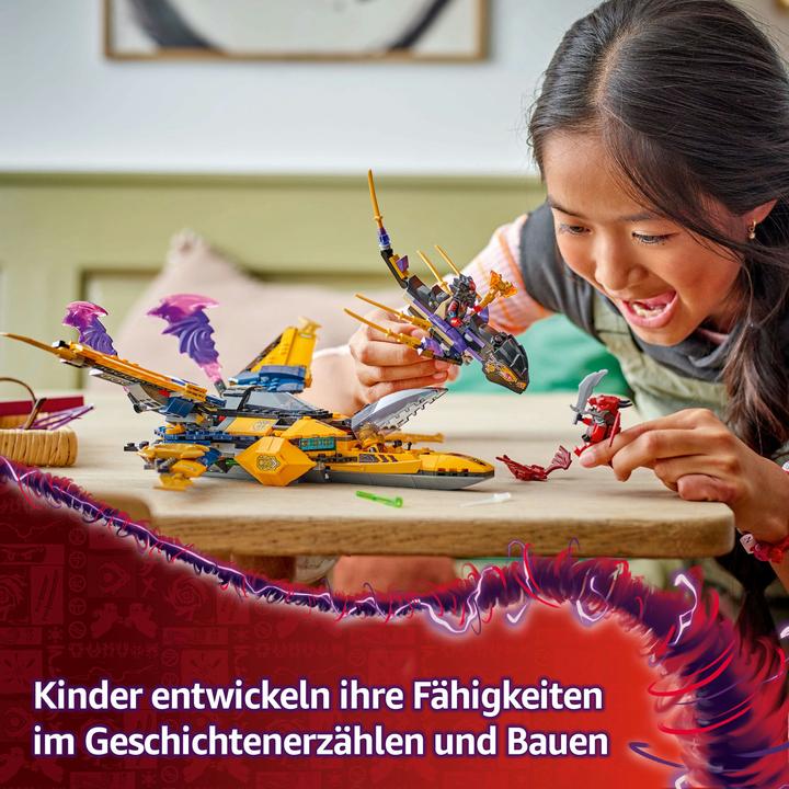 Produktbild LEGO Ras und Arins Super-Sturmflieger (71833, LEGO Ninjago)