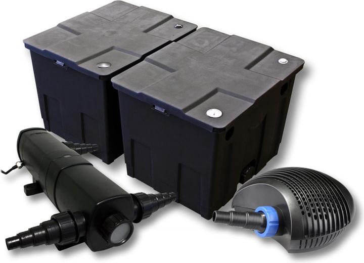 Produktbild SunSun Filter Set für 60000l Teich mit 18W Teichklärer und 40W ECO Pumpe