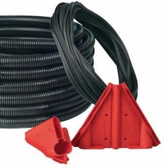 Actual product image Flexa All-plastic corrugated hose FLEXAzip AD34.5 10m (Cable hole, 1000 cm)
