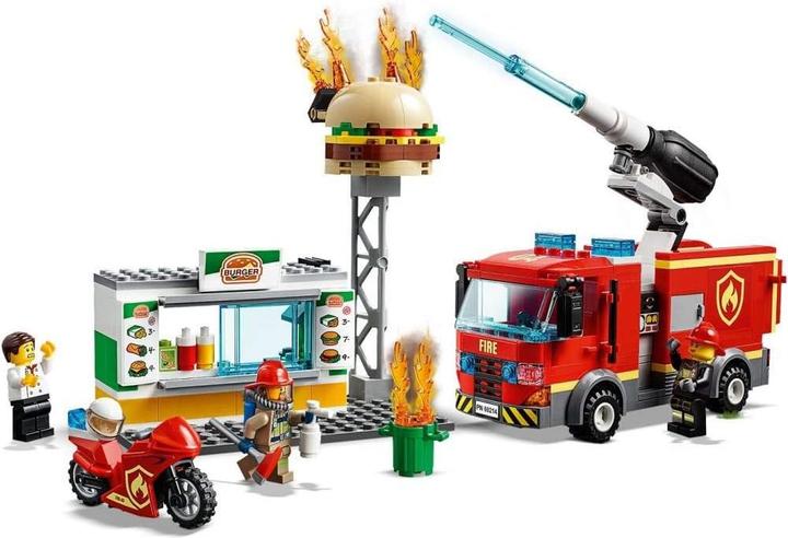Immagine prodotto LEGO Operazione dei vigili del fuoco in un ristorante di hamburger (60214, LEGO City)