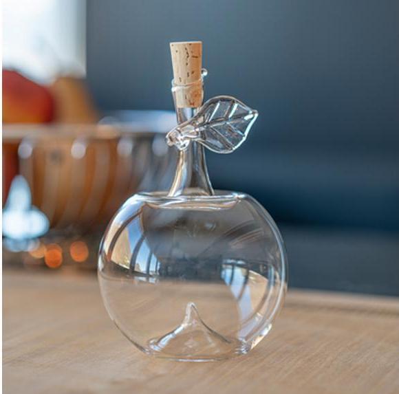 Actual product image Glasi Hergiswil Bottiglia Mela 200 ml, 1 Stück, Transparent (2 dl, 1 x, Liqueur glasses + grappa glasses)
