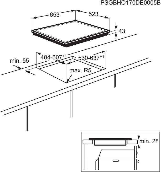 Actual product image Electrolux Gk65pf
