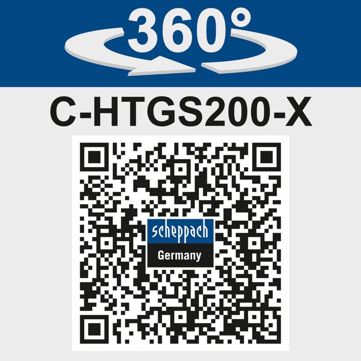 Productafbeelding Scheppach C-HTGS200-X accugras- en buxusschaar (bouwmarkt) (Draadloze heggenschaar)