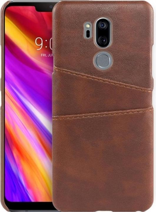 Actual product image Screenguard LG G7 ThinQ CardCaddy Leather Backcase with Card Pockets (G7 ThinQ)
