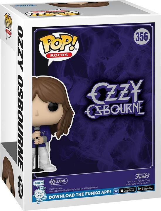 Actual product image Funko Ozzy Osbourne POP! rocks vinyl figure GL 9 cm